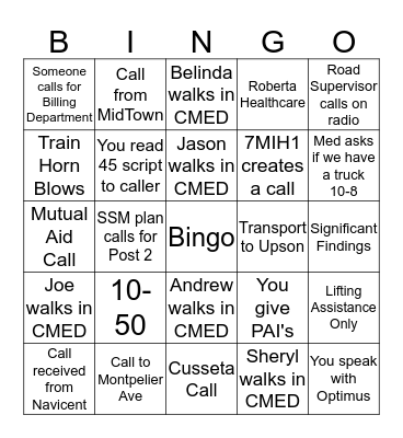 Buzzword Bingo Card