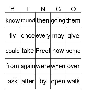 Blue Cards Bingo Card