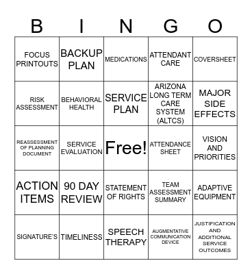 DDD BINGO FUN  Bingo Card