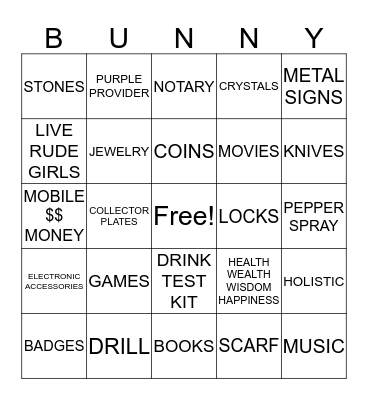 BUSINESS BEFORE HOURS Bingo Card