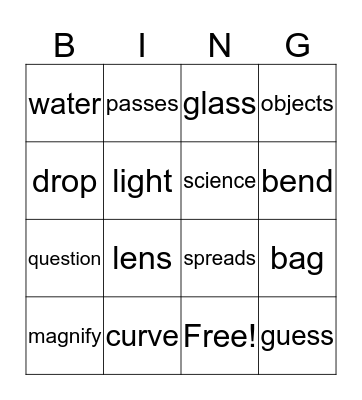 ThinkIt Nina Bingo Card