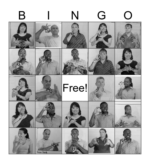 SN Unit 4 ASL   Bingo Card