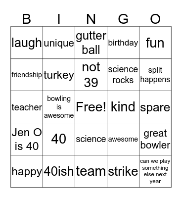 HAPPIEST OF BDAYS TO YOU! Bingo Card