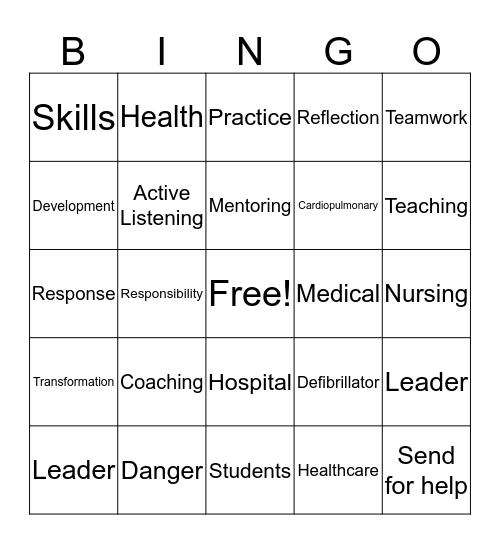 Collaborative Practice Development Bingo Card
