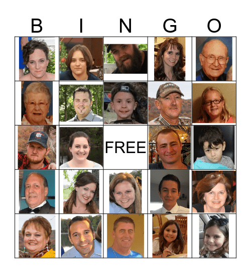 FAMILY BINGO Card