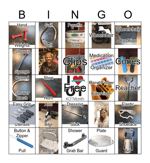 OCCUPATIONAL THERAPY MONTH Bingo Card