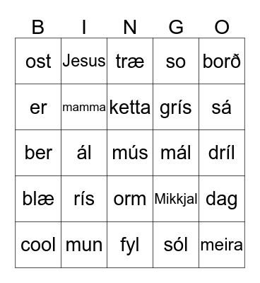 Bingo . com  Bingo Card