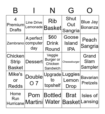 Clubhouse Bingo Card