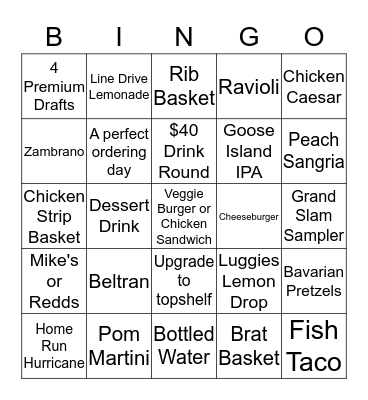 Clubhouse Bingo Card