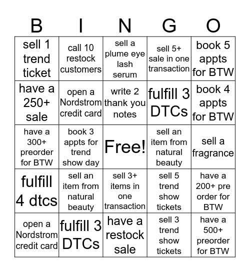 DAILY BINGO BOARD- win gratis!  Bingo Card