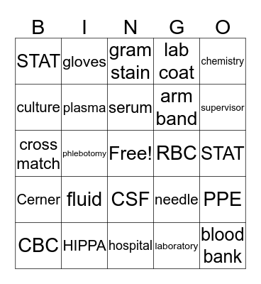 Lab Week 2017 Bingo Card