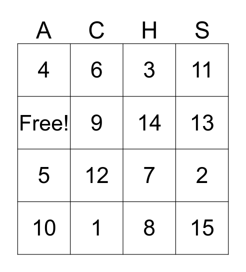 We Love Animals Bingo Card