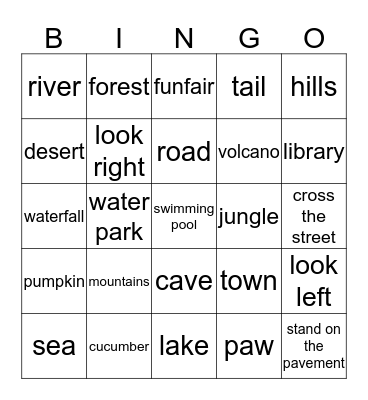 Super fun BINGO!! Bingo Card
