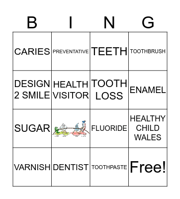 dental health Bingo Card