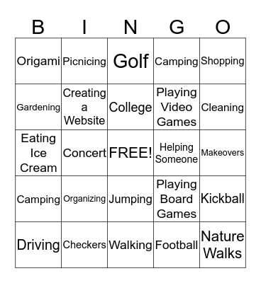 What's your passion?   Lab week 2017 Bingo Card