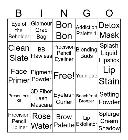 Operation Yellow Bingo Card