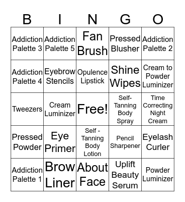 Operation Yellow Bingo Card