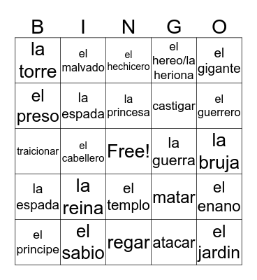 Unit 3 Bingo Card