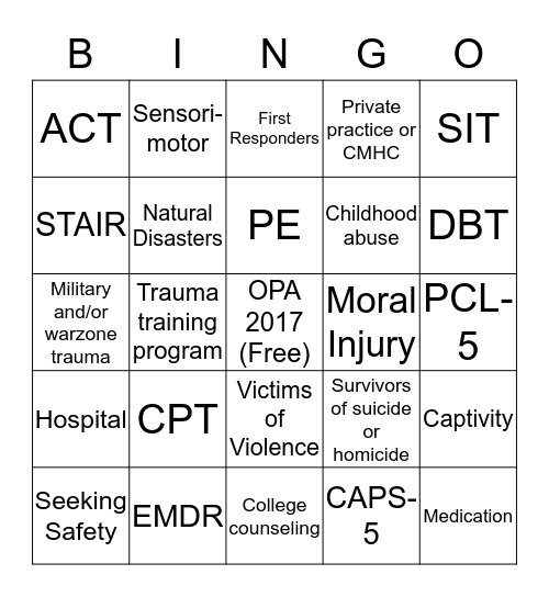 Background Bingo Card