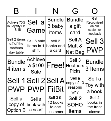 Show Us Whatca GOT Bingo Card