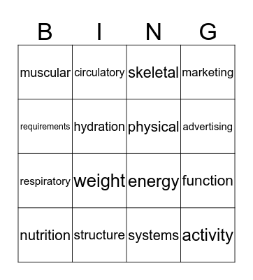 PASS Bingo Card