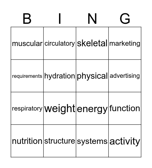 PASS Bingo Card