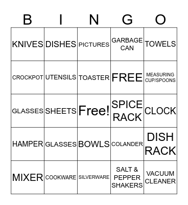 ALLISON'S AND TANNERS SHOWER Bingo Card
