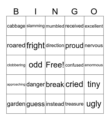 ** Plants vs. Zombies** Bingo Card