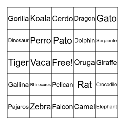 Loteria Bingo Card