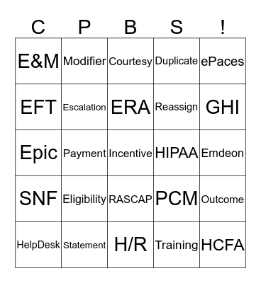 CPBS Bingo Card