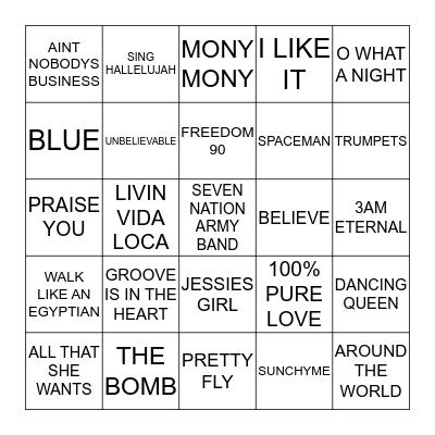 JUST FOR FUN Bingo Card