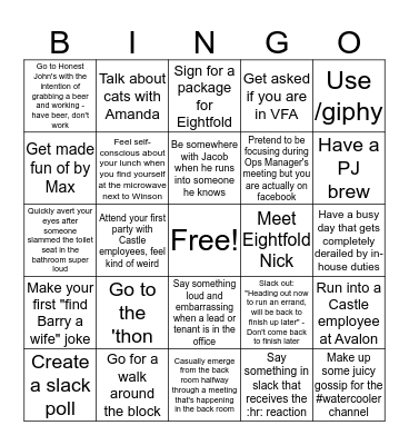 Detroit Culture Bingo!  Bingo Card