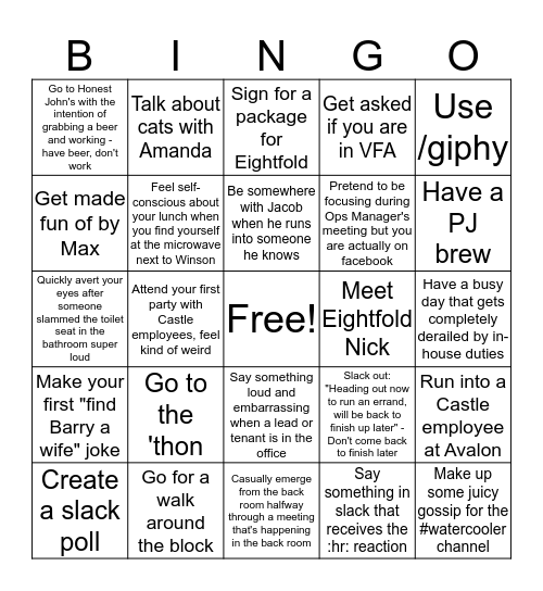 Detroit Culture Bingo!  Bingo Card