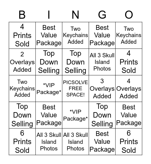 Picsolve Download Bingo Card