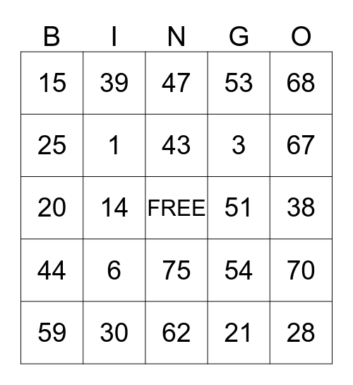 Hawks Baseball Bingo Card