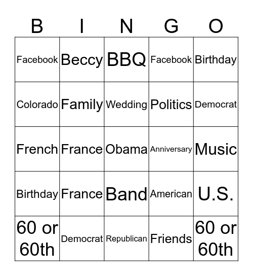 HAPPY BIRTHDAY STU! Bingo Card