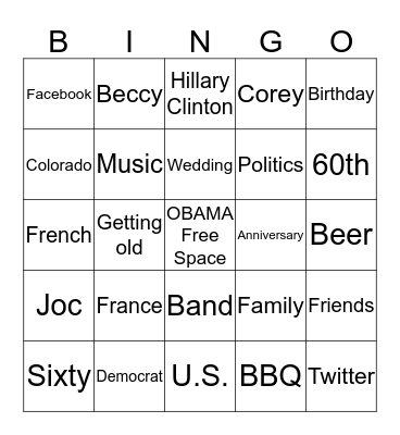 HAPPY BIRTHDAY STU! Bingo Card