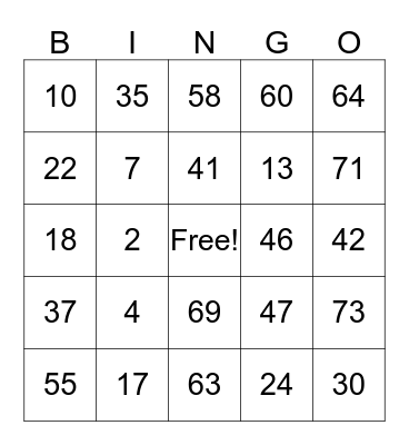 Hawks Baseball Bingo Card