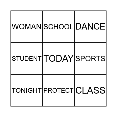 BINGO 1º ANO Bingo Card