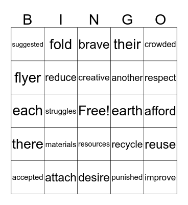 The Art Project Bingo Card