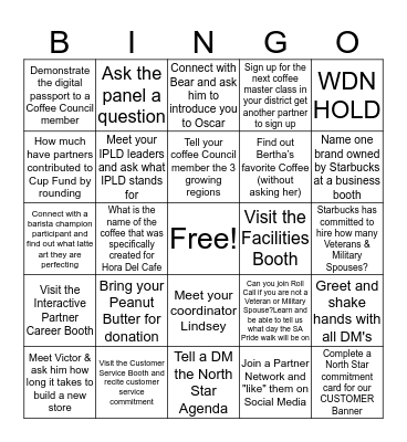 BBAR OPEN FORUM Bingo Card