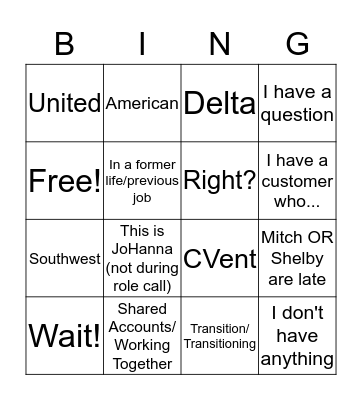 CS Call 4.28.17 Bingo Card