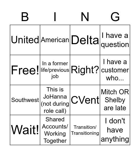 CS Call 4.28.17 Bingo Card