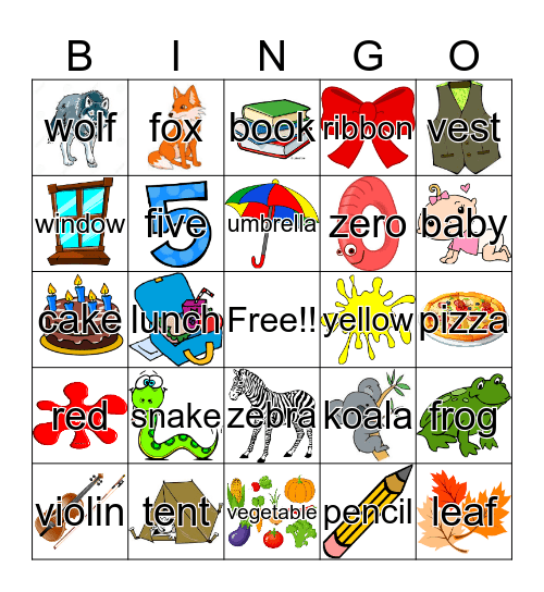 Coco Phonics 2 Bingo Card