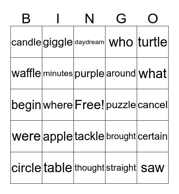 Super Oscar Bingo Card