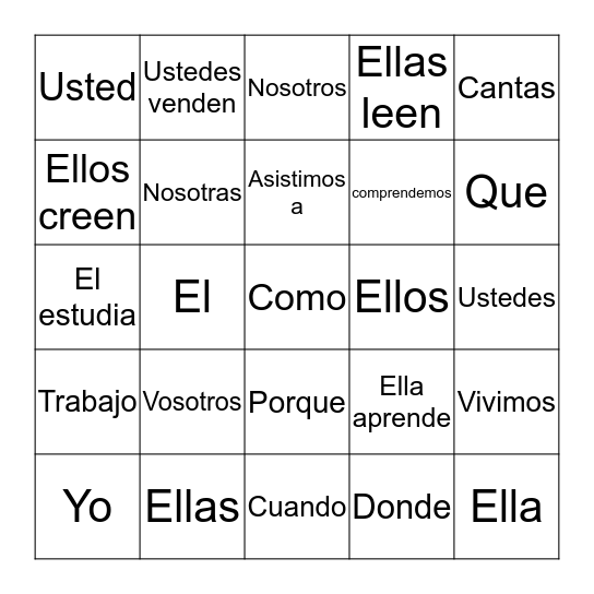 LOTERIA Bingo Card