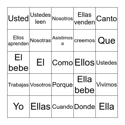LOTERIA Bingo Card