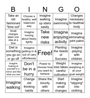 Planting the Seeds of Success Bingo Card