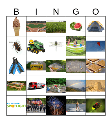 Summer Spotlight Bingo Card