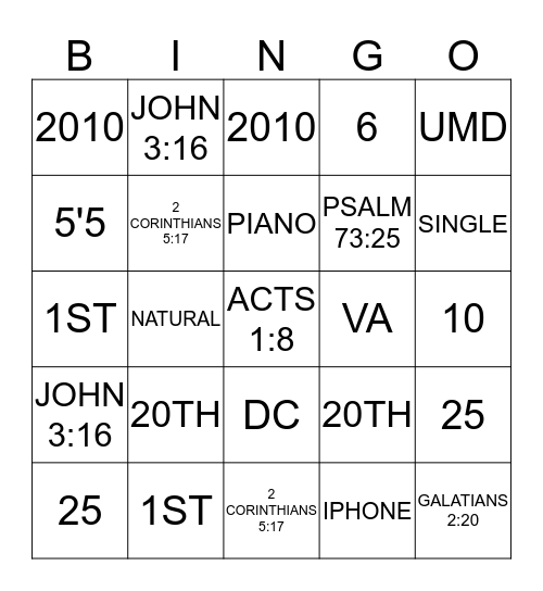 FAREWELL NIKKIA Bingo Card